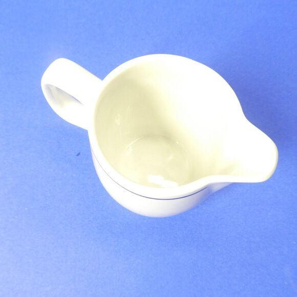 Royal Doulton Hotelware Steelite Black/White Creamer & Saucer - Picture 10 of 13